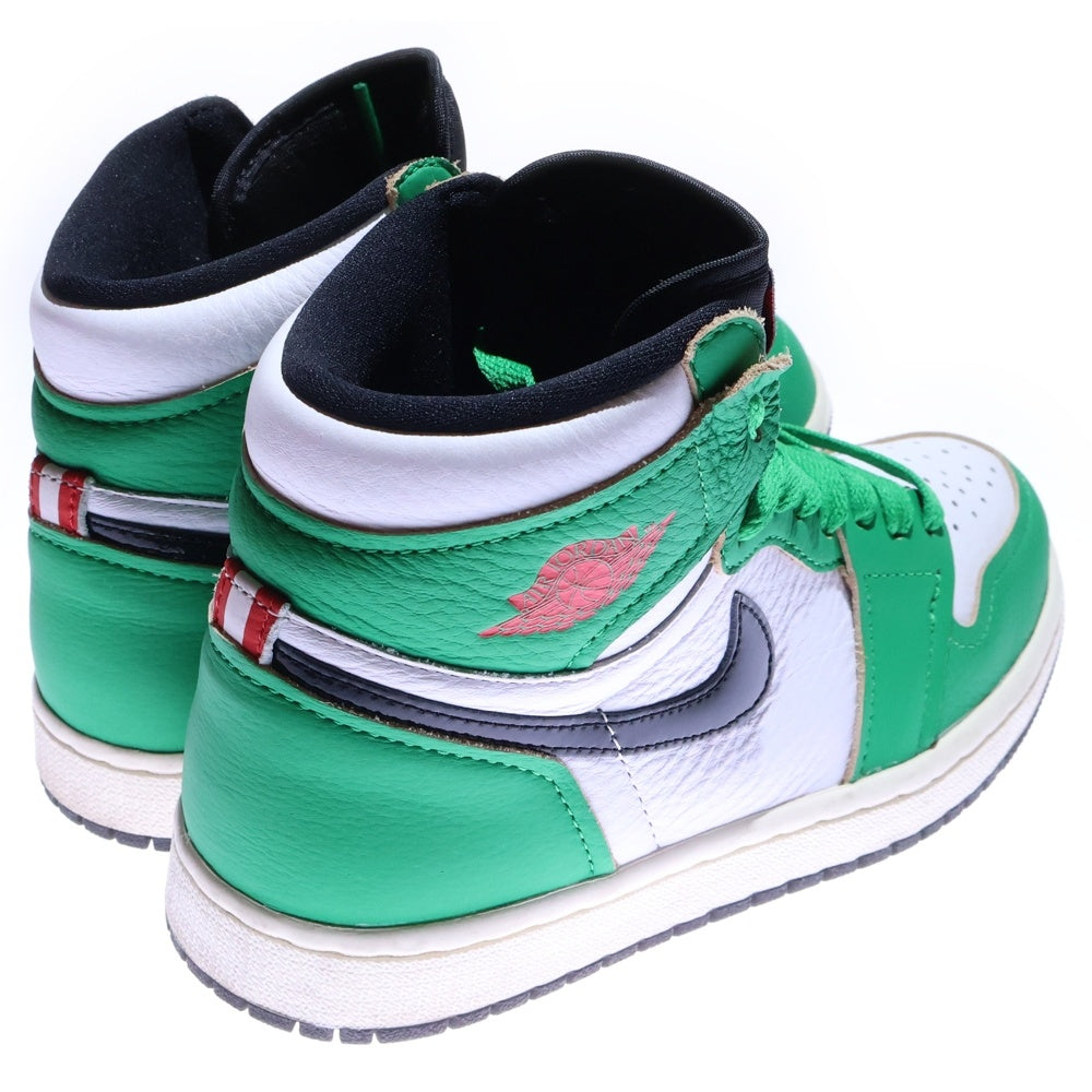 NIKE(ナイキ) WMNS AIR JORDAN HIGH Lucky Green ウィメンズ エアジョーダン 1 ラッキーグリーン ホワイト ハイカットスニーカー レディース US6/23cm DB4612-300