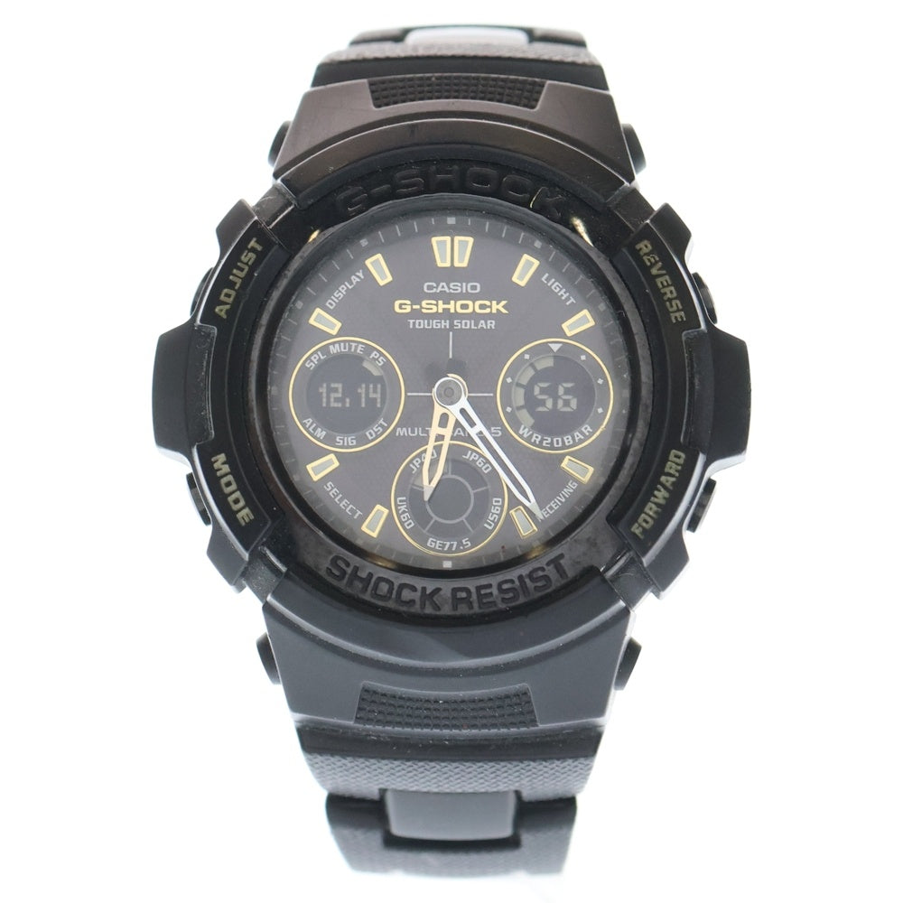 CASIO G-SHOCK(カシオ ジーショック) AWG-100BC-1AJF ソーラー充電 デジタルウォッチ 時計 ブラック/ゴールド