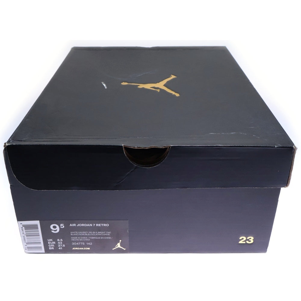 NIKE(ナイキ) 【観賞用 2015年製】AIR JORDAN 7 RETRO NOTHING BUT NET エアジョーダン レトロ ナッシングバットネット ミッドカットスニーカー US9.5/27.5cm 304775-142