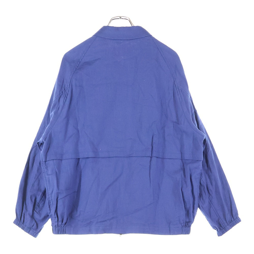 three dots(スリードッツ) ポリエステル レギュラーカラー スイングトップ ジャケット ネイビー 79314283