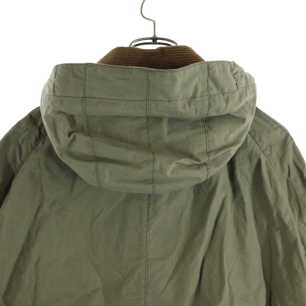 Barbour(バブアー) GOLD STANDARD BEAUFORT ゴールドスタンダード ビューフォート リップストップ コーデュロイカラー フーデッドジャケット カーキ
