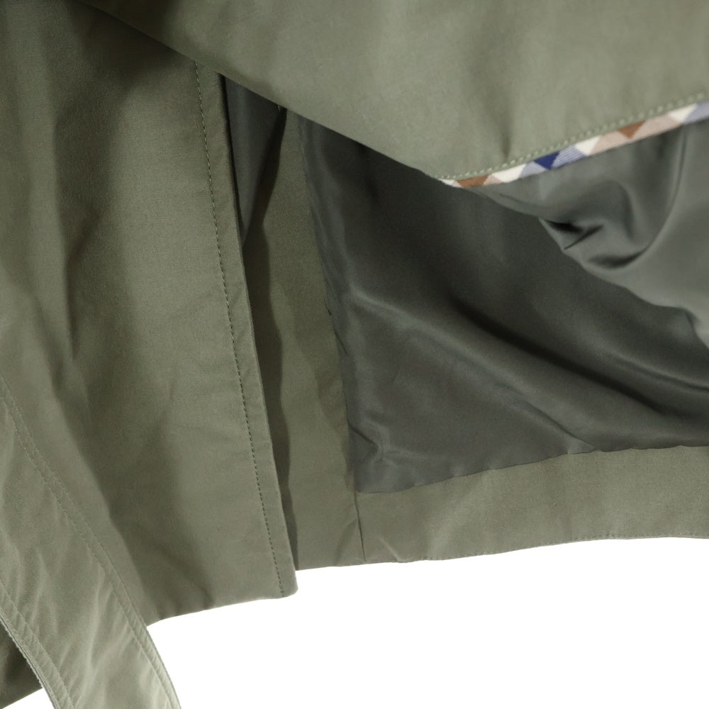 Aquascutum(アクアスキュータム) ポリエステル イングランド製 トレンチコート カーキ