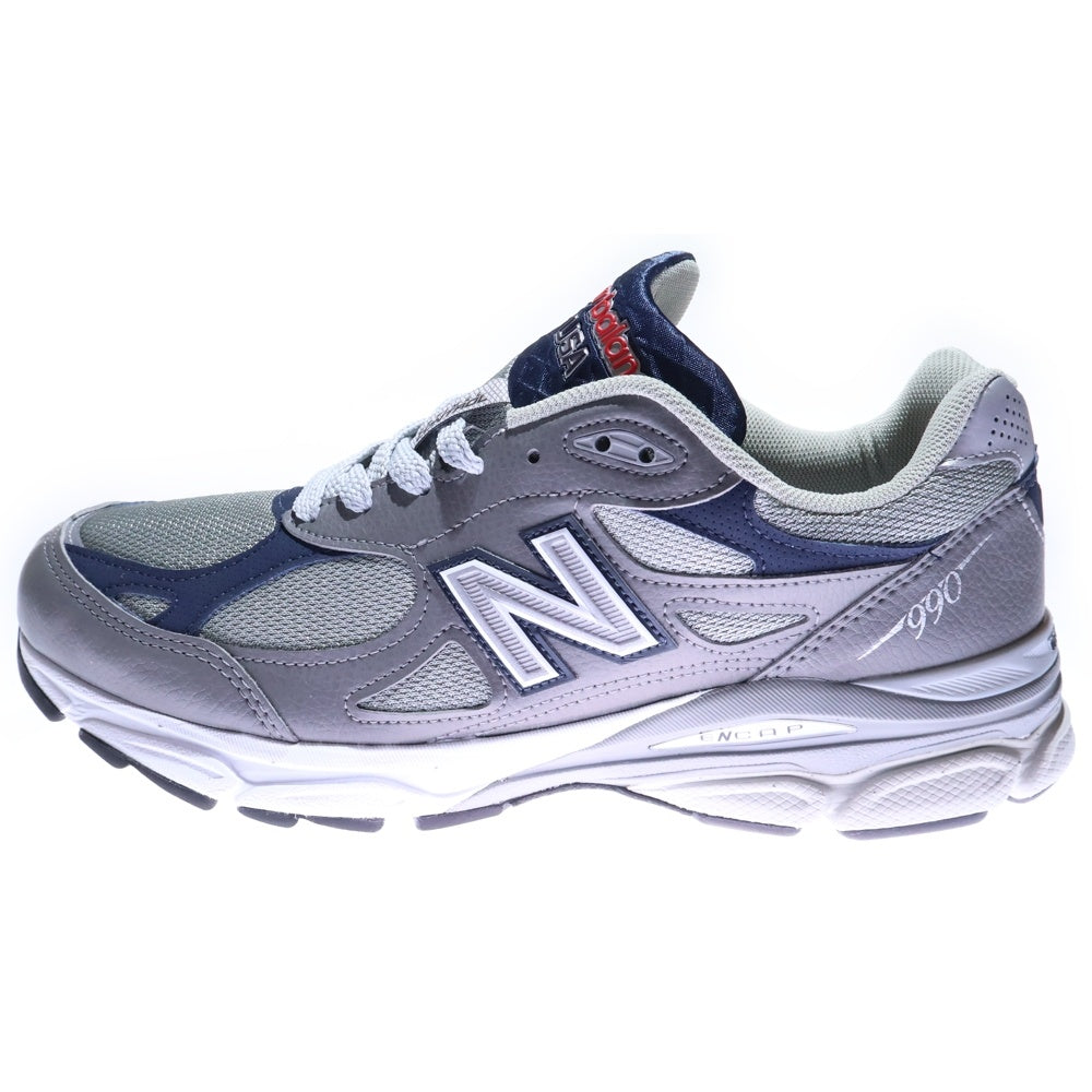 New Balance(ニューバランス) M990GJ3 メッシュ ローカットスニーカー グレー/ネイビー US10.5/28.5cm