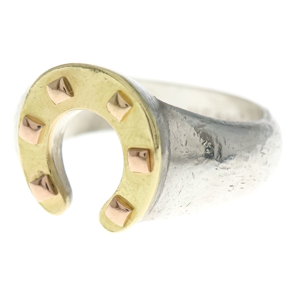 HERMES(エルメス) HORSESHOE RING ホースシュー コンビ リング シルバー/ゴールド