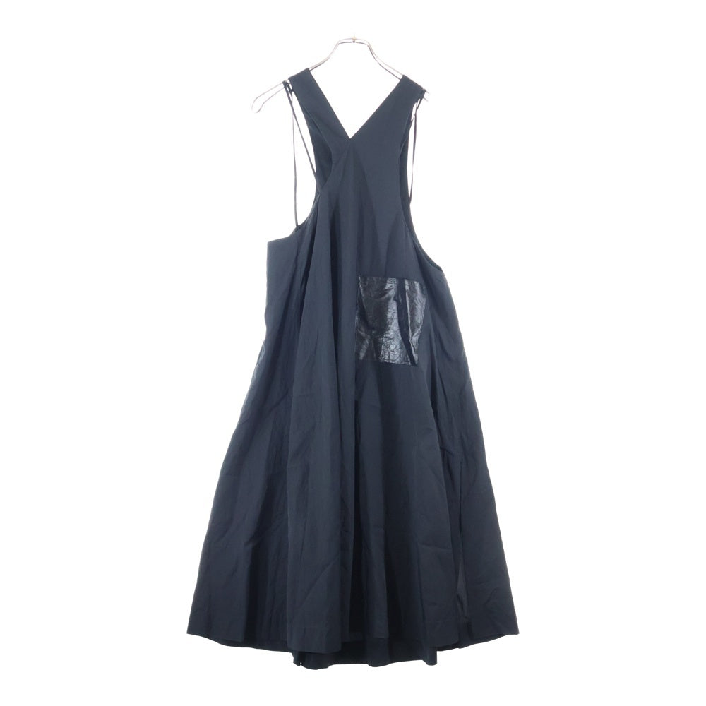 AKIRA NAKA(アキラナカ) レーヨン混 ナイロン ノースリーブワンピース