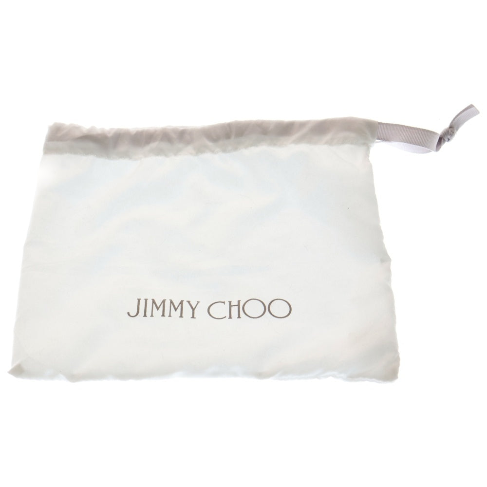 JIMMY CHOO(ジミーチュウ) ラインストーン ミニショルダーバッグ ボディバッグ シルバー/ブラック レディース