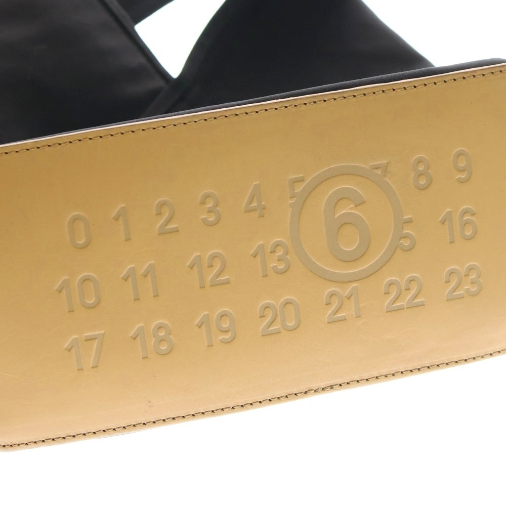 MM6 Maison Margiela(エムエムシックスメゾンマルジェラ) BALLET SHOE JAPANESE BAG バレエ シュー ジャパニーズ キャンバストートバッグ ブラック SB6WD0022 P5544 T8013 レディース