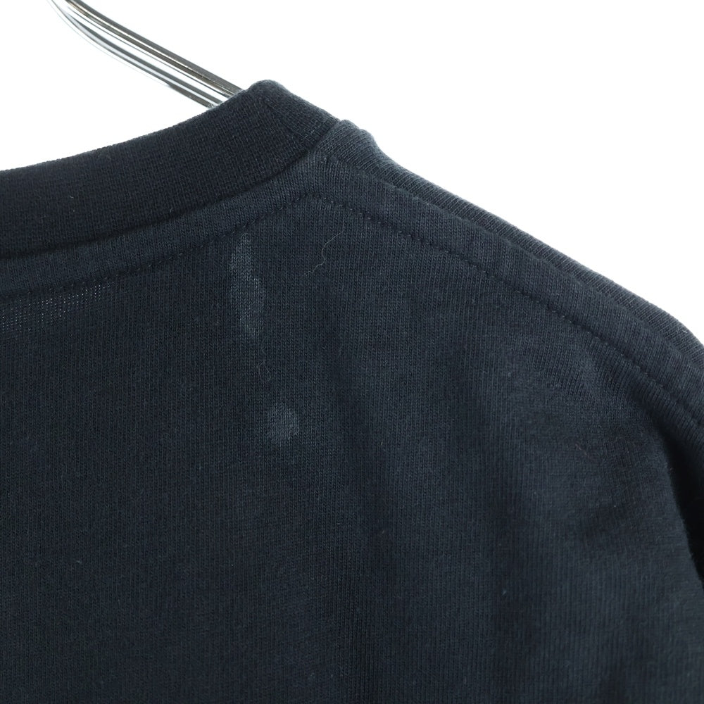 LOEWE(ロエベ) アナグラムロゴ クルーネック長袖Tシャツ カットソー ブラック H526Y22XAX