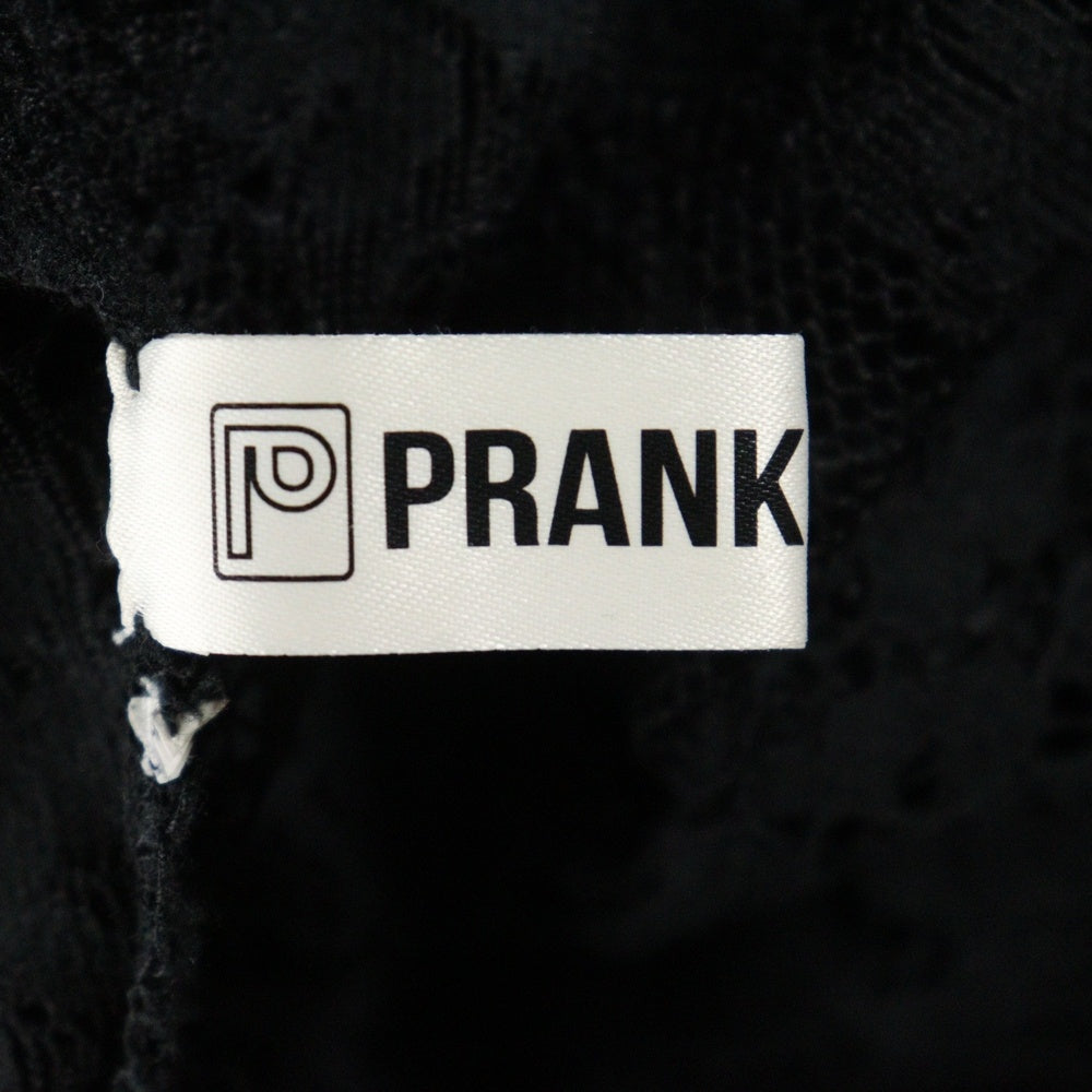 PRANK PROJECT(プランクプロジェクト) シースルー ショート丈 ロングスリーブ ブラウス レディース ブラック