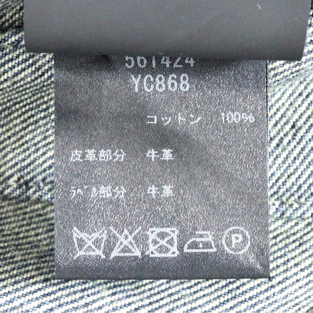 SAINT LAURENT PARIS(サンローランパリ) CONTRAST PIPING DENIM SHORTS コントラスト パイピング デニム ショーツ レディース インディゴ 561424 YC868