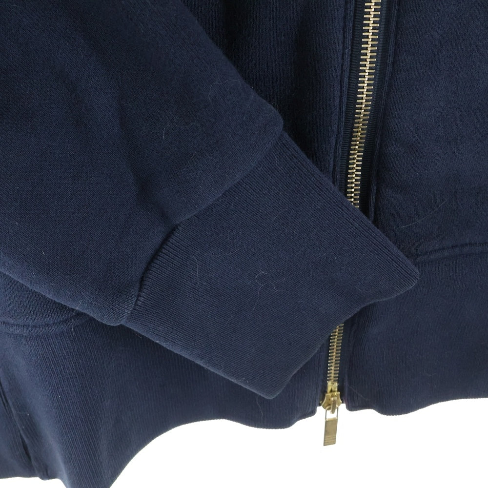 THOM BROWNE(トムブラウン) 4BAR クラシック ジップアップスウェットパーカー フーディー ネイビー MJT022H-00535461