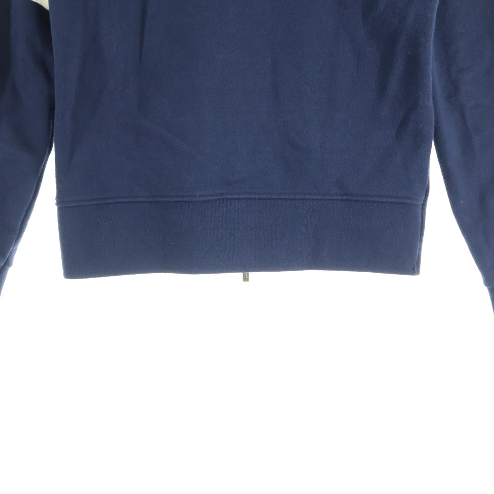 THOM BROWNE(トムブラウン) クラシック ループバック 4BAR フルジップアップ フーディー スウェットパーカー ネイビー FJT001A-00535415