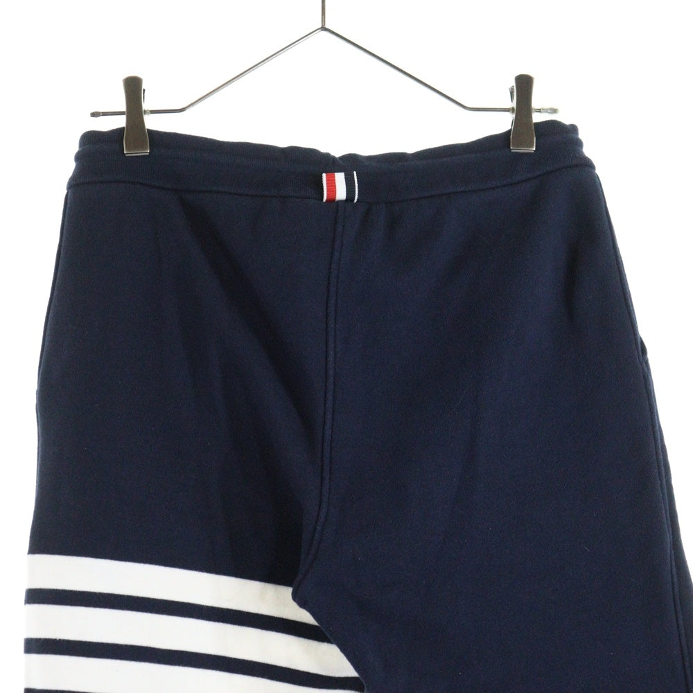 THOM BROWNE スウェットショーツ 4BARライン ネイビー THOM BROWNE(トムブラウン) COTTON 4 BAR JOGGER PANTS コットン 4