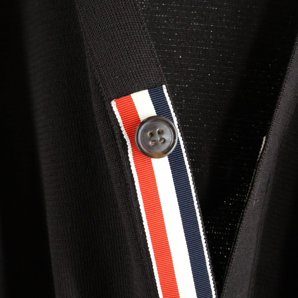 【新品未使用】THOM BROWNE 4BAR ウールカーディガン サイズ3 THOM BROWNE(トムブラウン) 4BAR ウール ニットカーディガン ブラウン