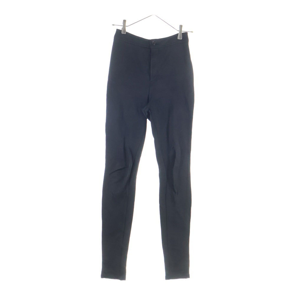 SAINT LAURENT PARIS(サンローランパリ) 22SS SLIM FIT SILK JERSEY PANTS スリム フィット シルク ジャージ イージーパンツ レディース ブラック 685432 Y7E23