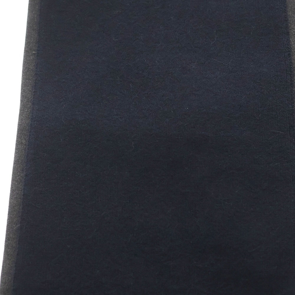 miumiu(ミュウミュウ) ロゴ刺繍 ウールマフラー ストール グレー 5FS004 15RK RFID