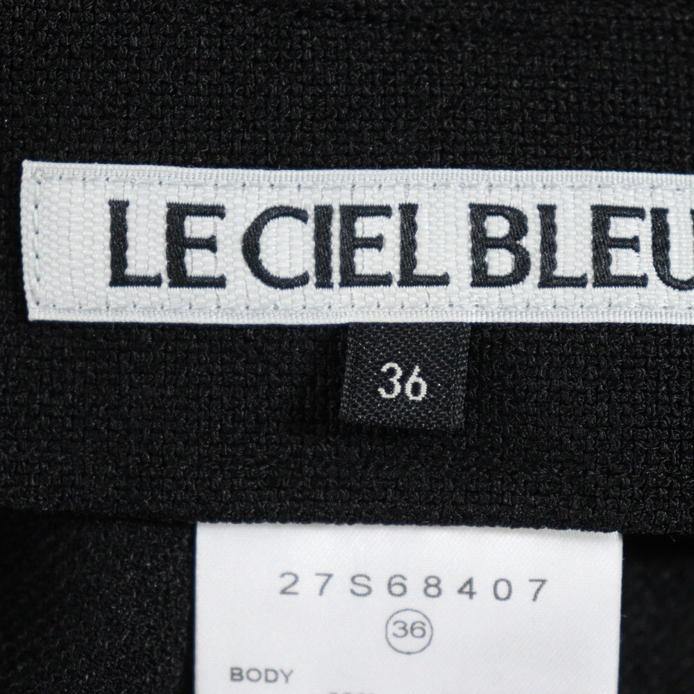 LE CIEL BLEU(ルシェルブルー) TWEED CAPRI PANTS ツイード カプリ ハーフパンツ ショーツ レディース ブラック 27S68407