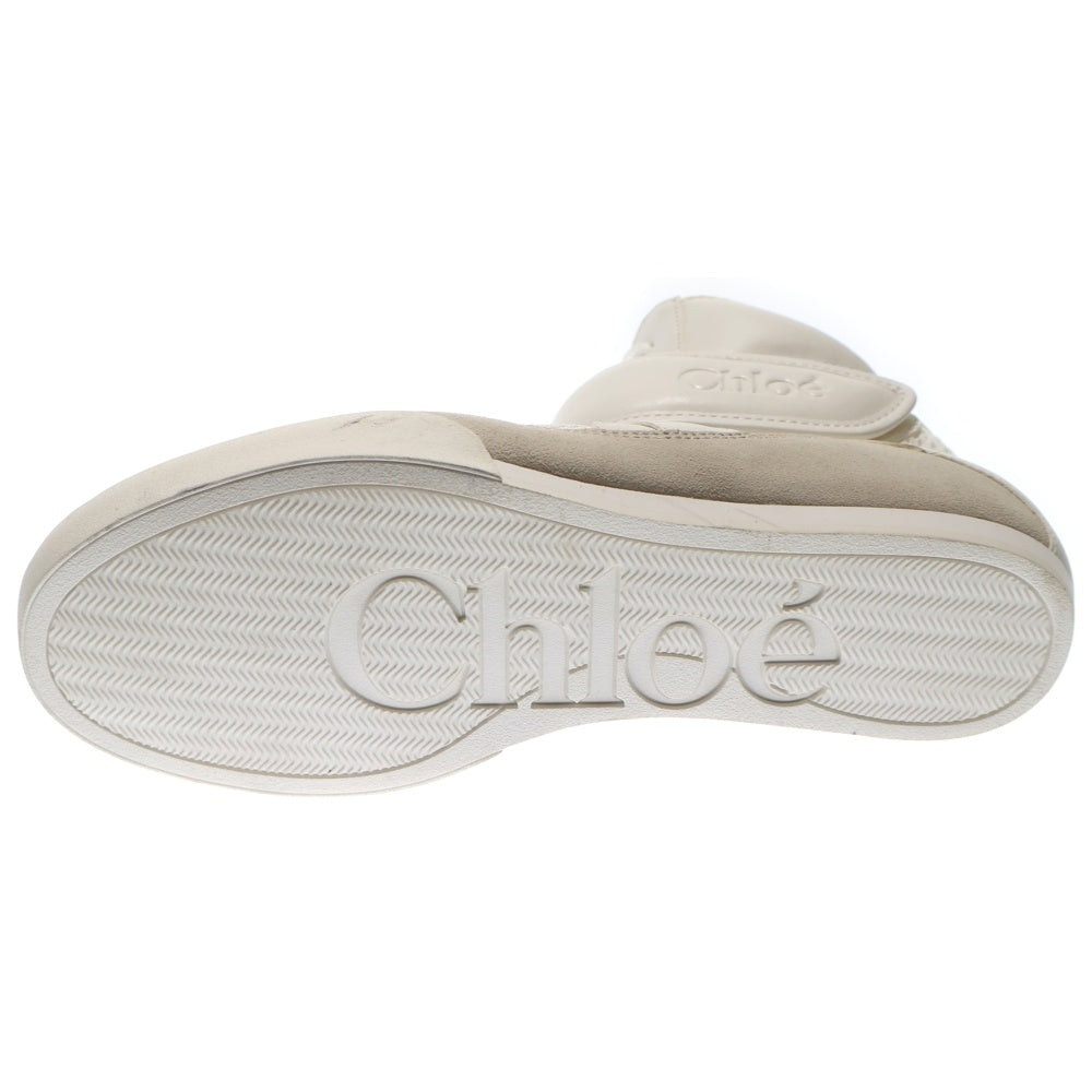 Chloe(クロエ) KICK キック スウェード切り替え ハイカットスニーカー レディース ホワイト 0125251
