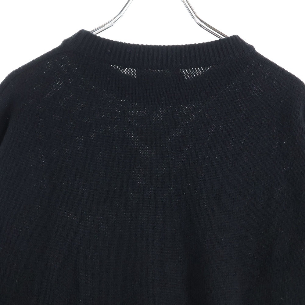 BALENCIAGA(バレンシアガ) 21SS エンブロイダリー ロゴ ニット セーター ブラック 657405