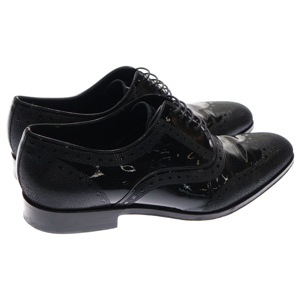 Christian Dior(クリスチャンディオール) ウィングチップ レースアップ レザードレスシューズ ブラック 13HBM