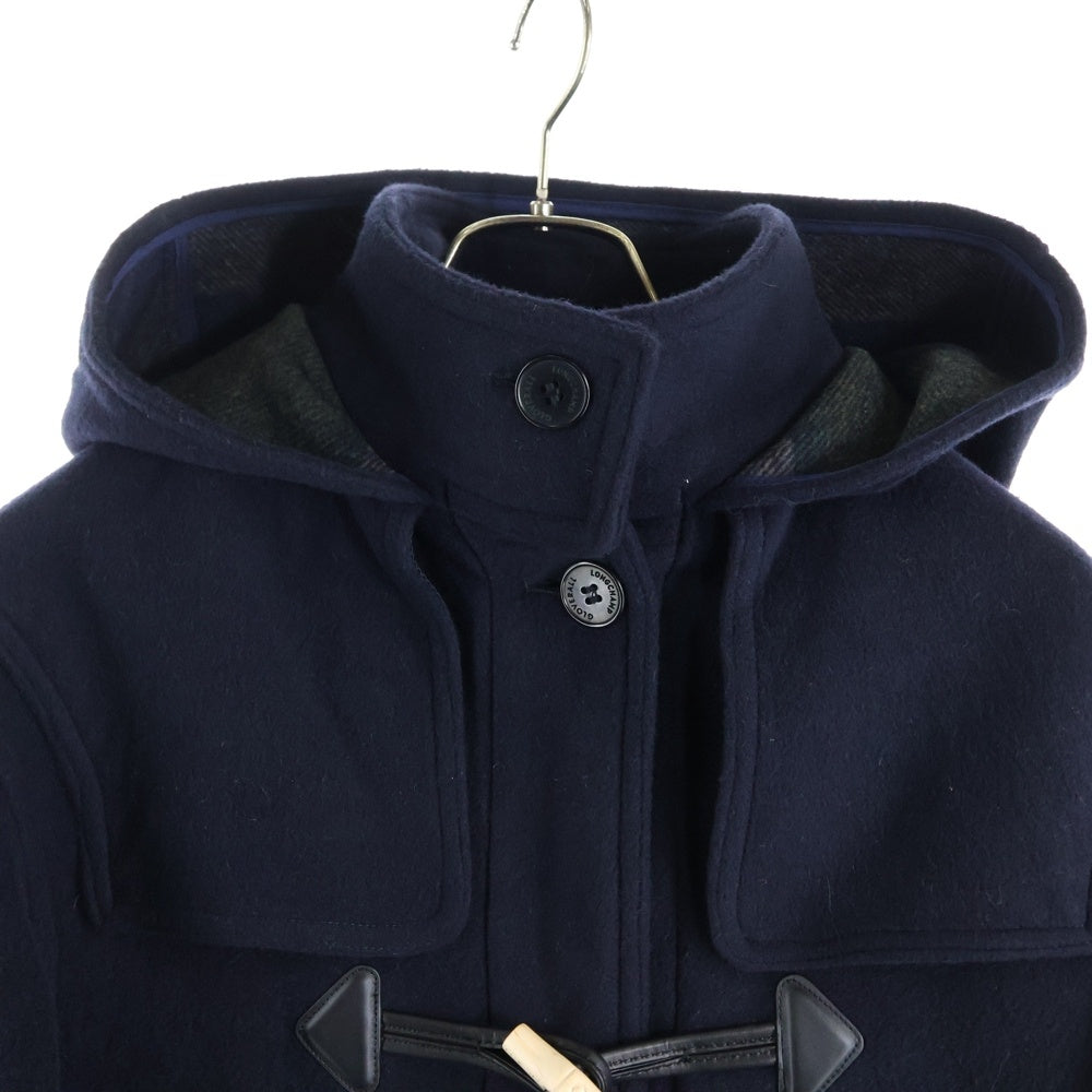 LONGCHAMP(ロンシャン) フーデッド ウール ダッフルコート ジャケット ネイビー 61445CPZ
