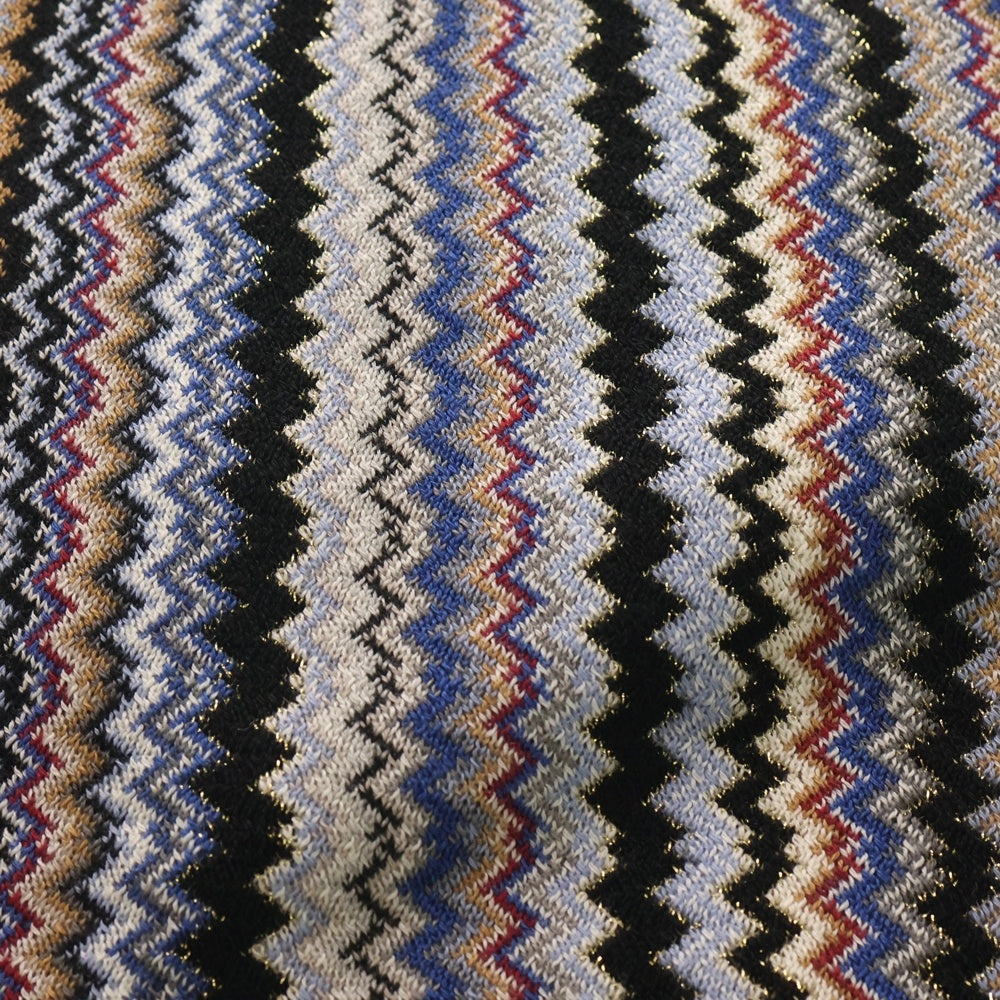 MISSONI(ミッソーニ) 総柄 ウール混アクリルマフラー ストール マルチカラー レディース