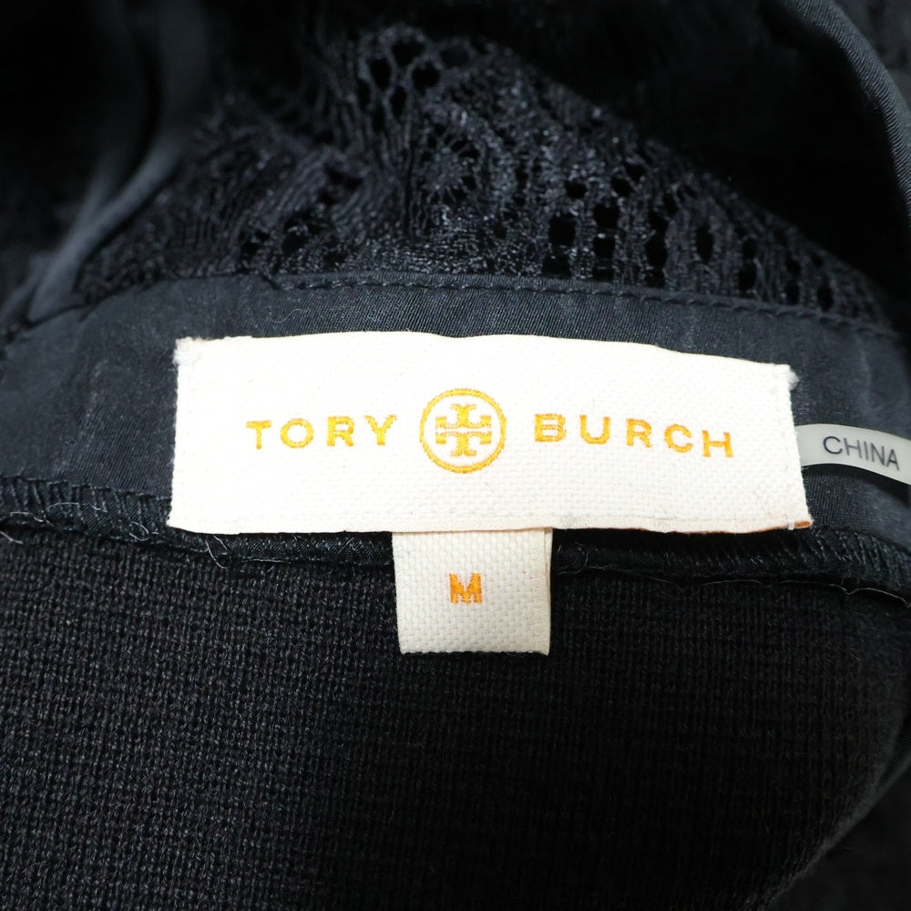 TORY BURCH(トリー バーチ) ウール混 ロングスリーブワンピース ドレス レディース ブラック 33132449