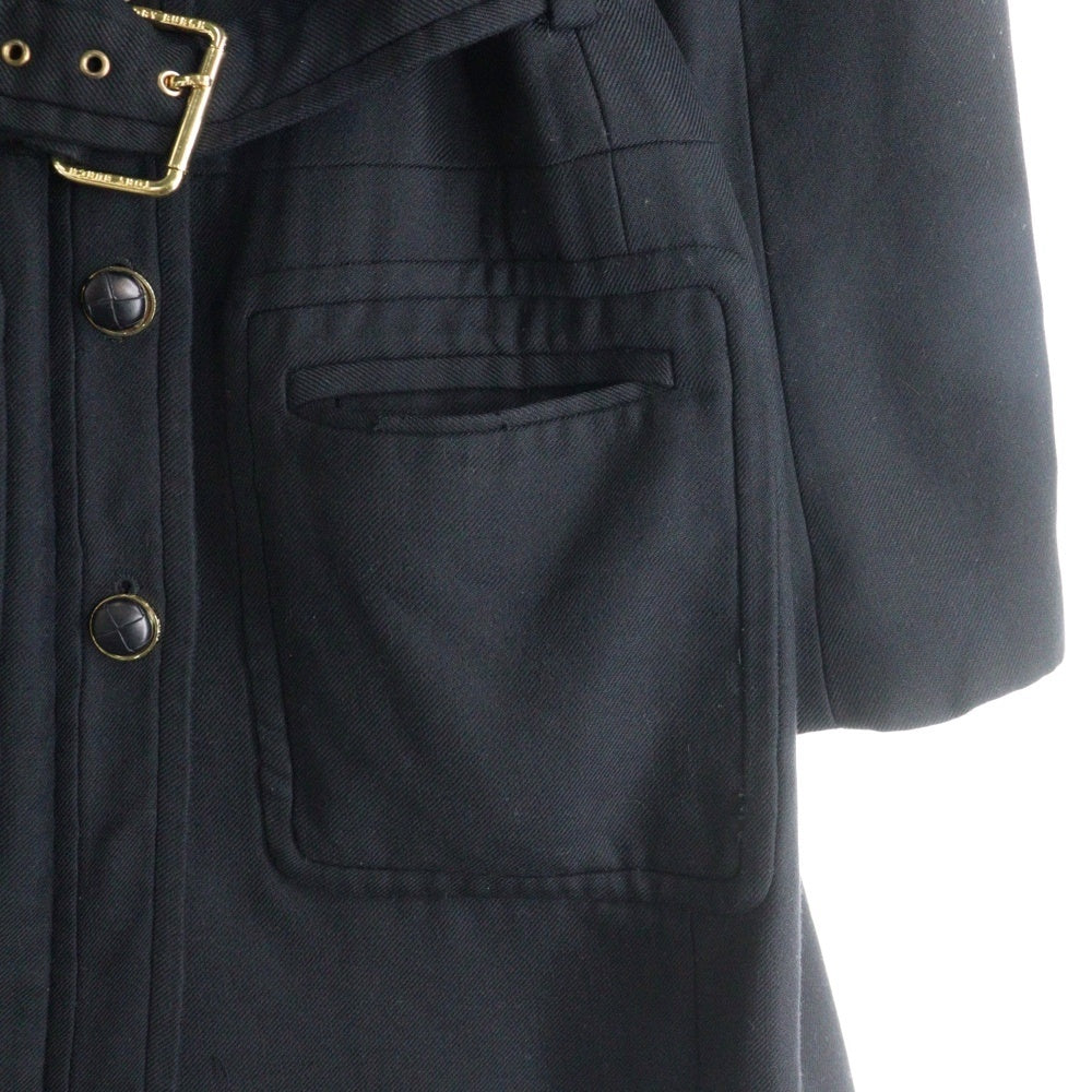 TORY BURCH(トリー バーチ) ベルト付き ウール混 ステンカラーコート