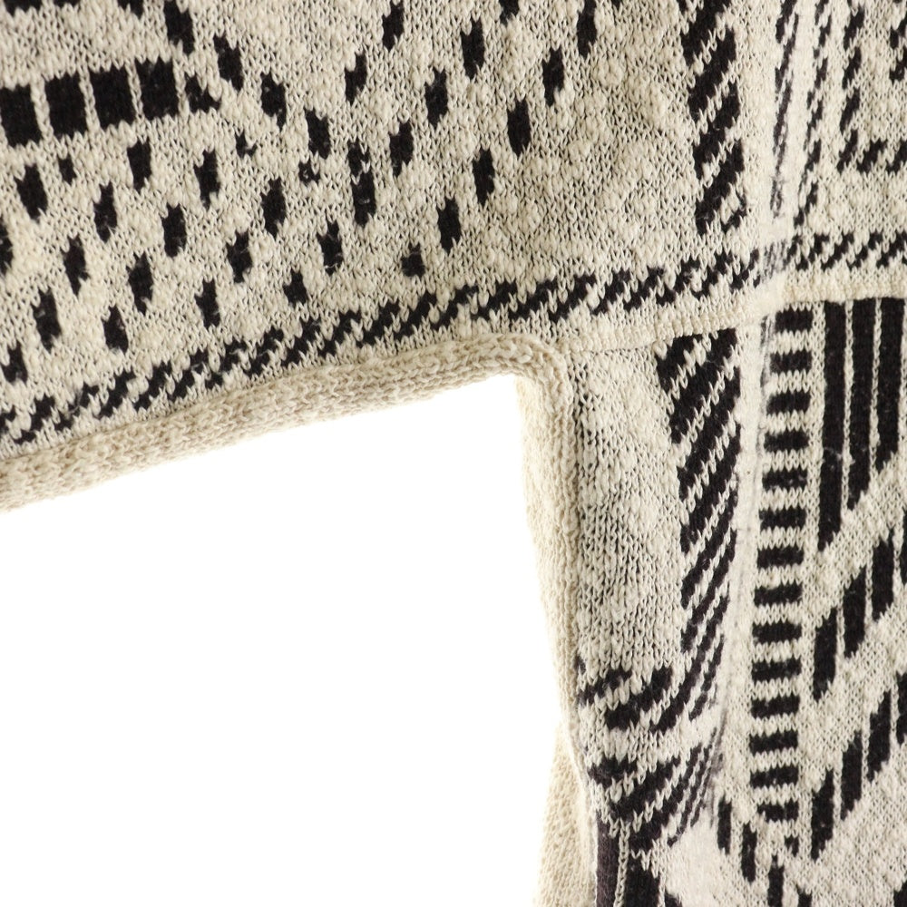 TORY BURCH(トリー バーチ) 総柄 ショートスリーブ ウールガウンコート レディース ブラウン/ホワイト 11153501