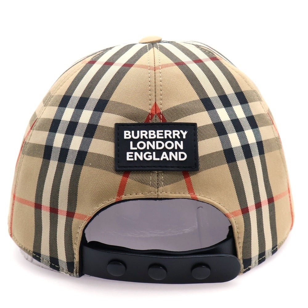 BURBERRY(バーバリー) HEAVY COTTON CHECK TRUCKER CAP ヘビーコットン