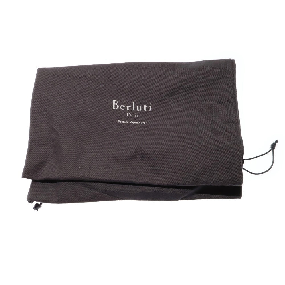 Berluti(ベルルッティ) スクリット カリグラフィ クラシック ダブルモンク ストラップ レザー シューズ カーキ