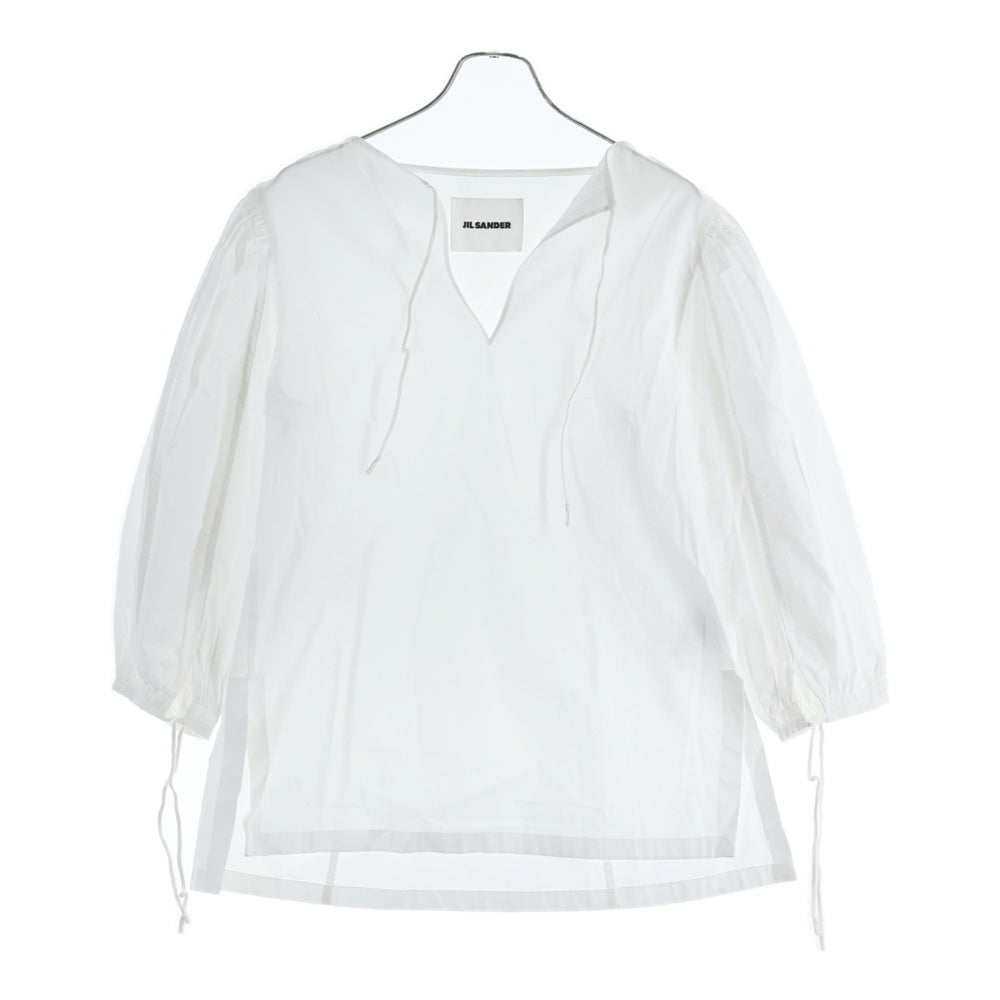 JIL SANDER(ジルサンダー) 20SS パフスリーブ プルオーバーブラウス レディース ホワイト JSPQ560305WQ24430001