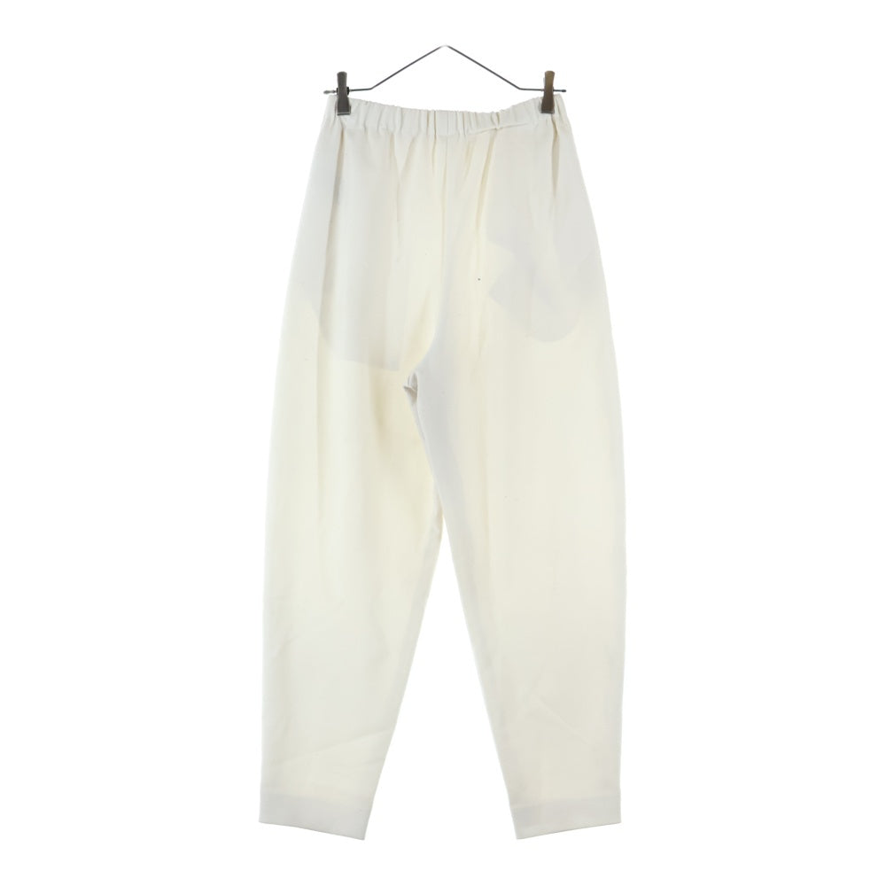 ENFOLD(エンフォルド) 23SS EGG PANTS テーパードエッグパンツ レディース ホワイト 300FA231-1770