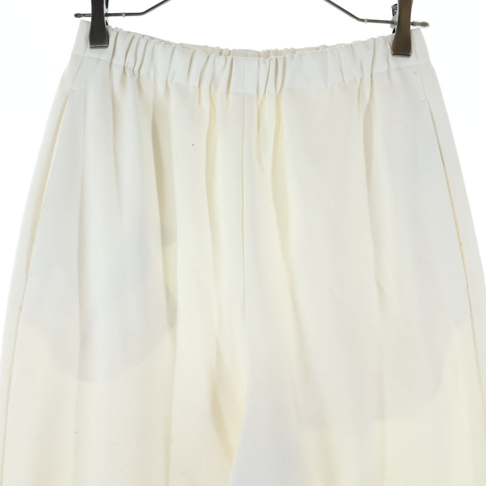 ENFOLD(エンフォルド) 23SS EGG PANTS テーパードエッグパンツ レディース ホワイト 300FA231-1770