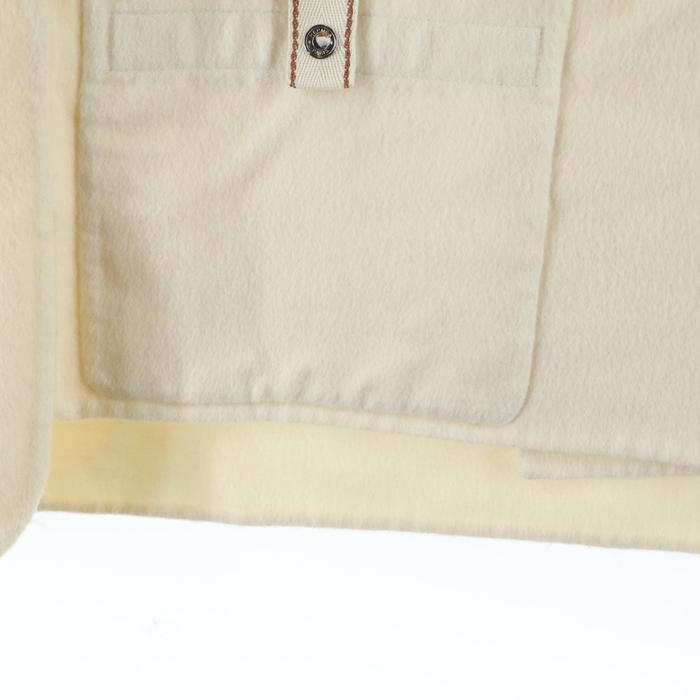 HERMES(エルメス) セリエボタン カシミヤロングジレ ベスト レディース ベージュ 06-7102