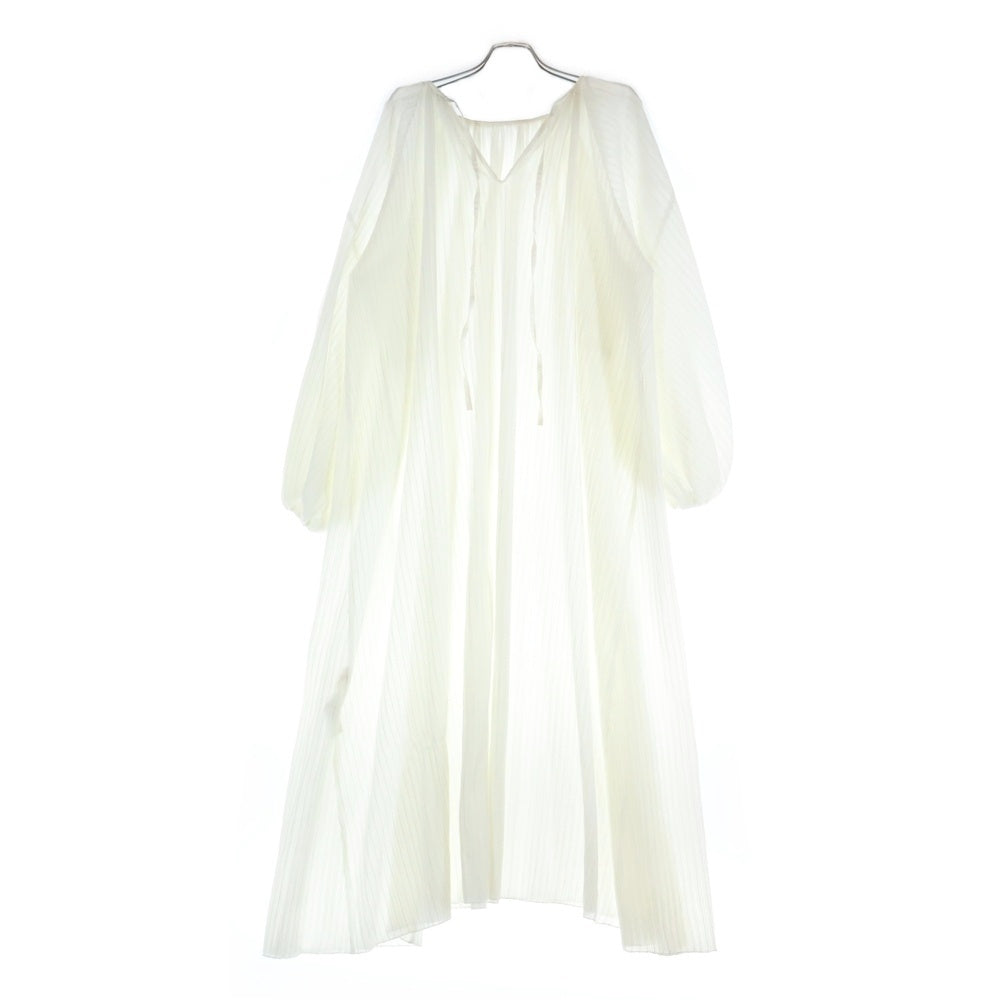 R JUBILEE(アールジュビリー) バルーンスリーブ ロングワンピース レディース ホワイト RJ1904 3059JSK