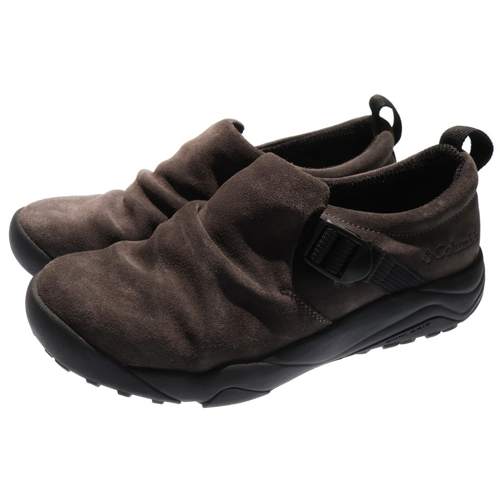 Columbia(コロンビア) ヒールロゴデザイン アジャスター付き スエード ローカットスニーカー ブラウン US9/27cm YU0565-028