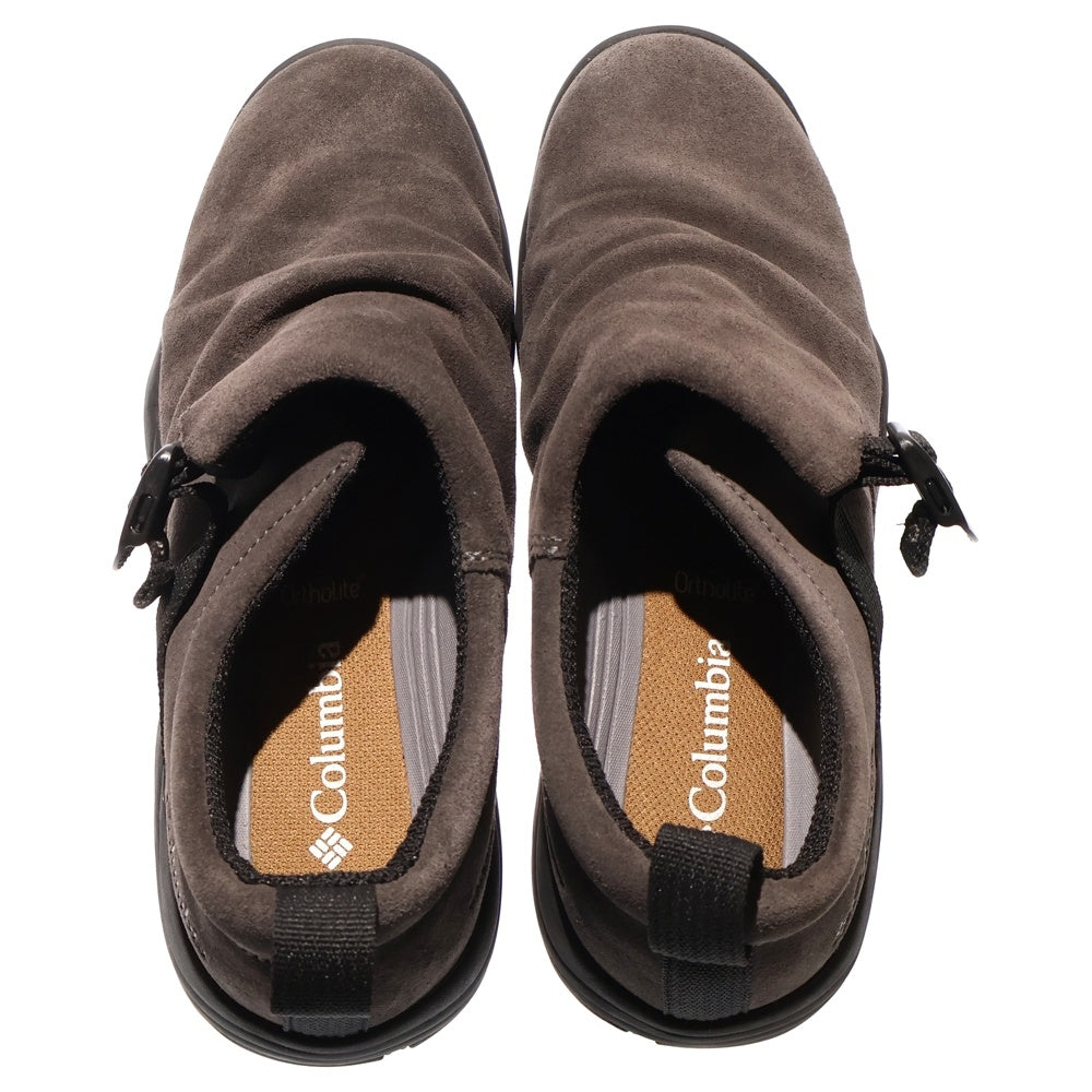 Columbia(コロンビア) ヒールロゴデザイン アジャスター付き スエード ローカットスニーカー ブラウン US9/27cm YU0565-028