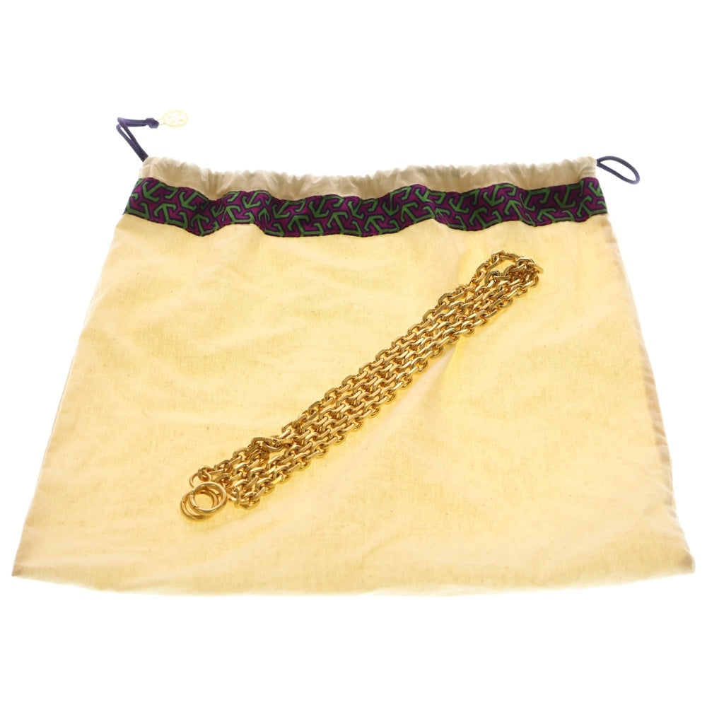 TORY BURCH(トリー バーチ) WHIP STITCH CLUTCH ウィップステッチ クラッチ レザー チェーンショルダーバック ホワイト レディース 48410