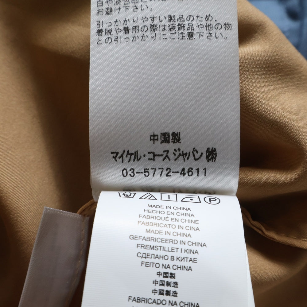 MICHAEL KORS(マイケルコース) CORDED LACE RUFFLED DRESS コードレス フリル フラワーパターン ドレス ワンピース ネイビー レディース MS08ZLLDXS