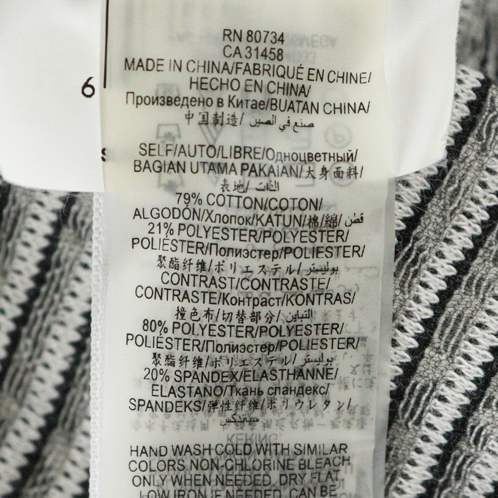 BCBGMAXAZRIA(ビーシービージーマックスアズリア) フラワーパターン ノースリーブ ワンピース ブラック/ホワイト レディース JFK64D33-141