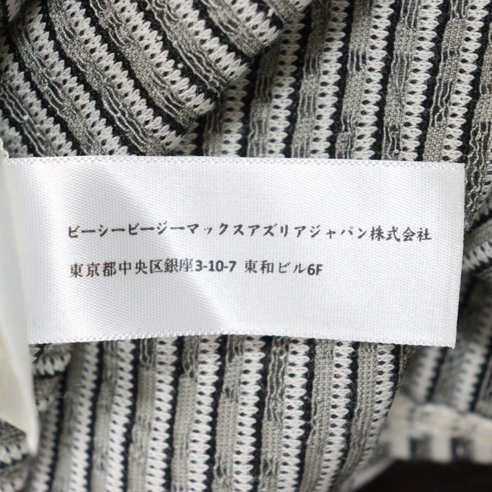 BCBGMAXAZRIA(ビーシービージーマックスアズリア) フラワーパターン ノースリーブ ワンピース ブラック/ホワイト レディース JFK64D33-141