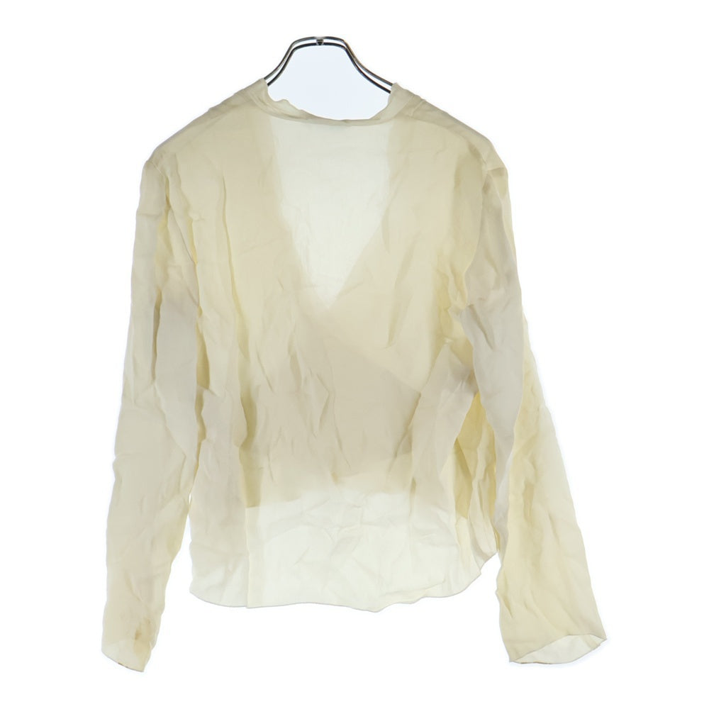 EMPORIO ARMANI(エンポリオアルマーニ) キャミソール付き カットオフ 長袖シャツ ベージュ レディース G2C0600