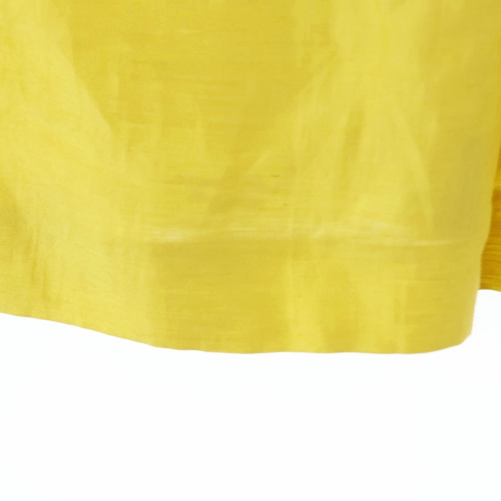 Max Mara(マックスマーラ) ノースリーブ コットン フレア ワンピース イエロー レディース 15-22-10551