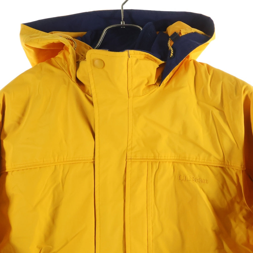 L.L.Bean(エルエルビーン) ナイロンインナーメッシュ ジップアップフーデット ジャケット イエロー 273673