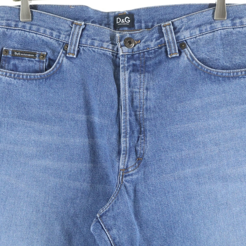 DOLCE & GABBANA(ドルチェアンドガッバーナ) ジップフライ ストレートデニムパンツ インディゴ