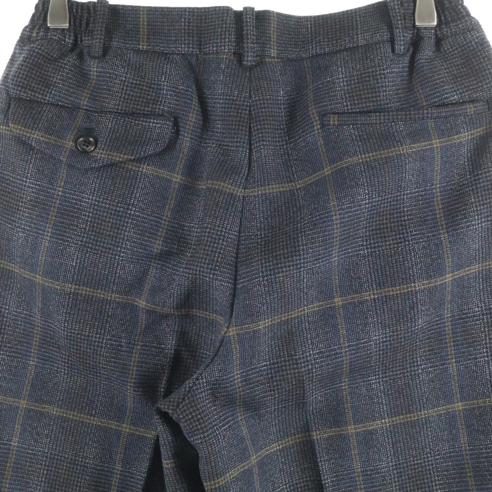 COMME des GARCONS HOMME DEUX(コムデギャルソン オムドゥ) 20AW AD2020 チェック柄 イージーウールスラックスパンツ グレー DF-P037