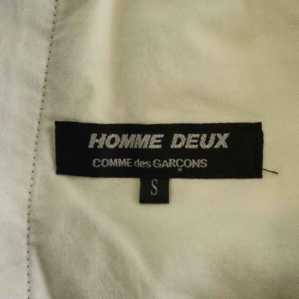 COMME des GARCONS HOMME DEUX(コムデギャルソン オムドゥ) 20AW AD2020 チェック柄 イージーウールスラックスパンツ グレー DF-P037
