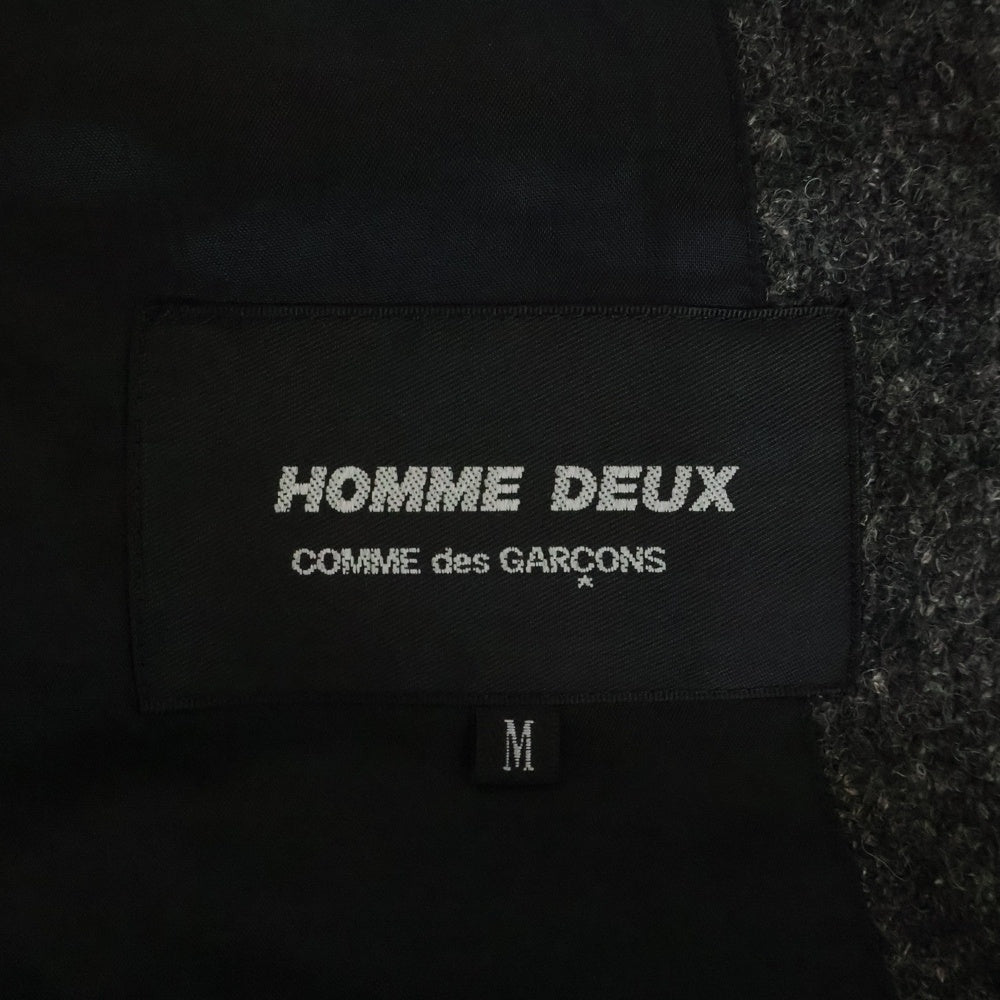 COMME des GARCONS HOMME DEUX(コムデギャルソン オムドゥ) 22AW AD2022 ウール 4B テーラードジャケット グレー DJ-J046