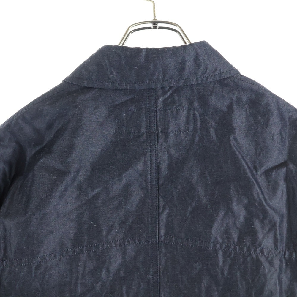 COMME des GARCONS HOMME(コムデギャルソンオム) 25SS AD2024 リネン混 カバーオール ジャケット ネイビー HO‐J019